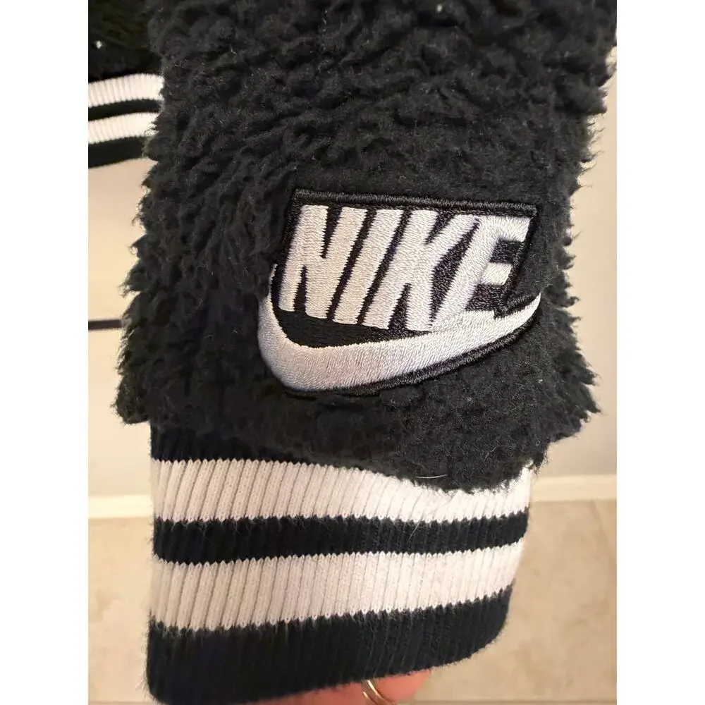 NIKE Womens Size Small Sherpa zip up bomber jacket-small - Picture 5 of 7